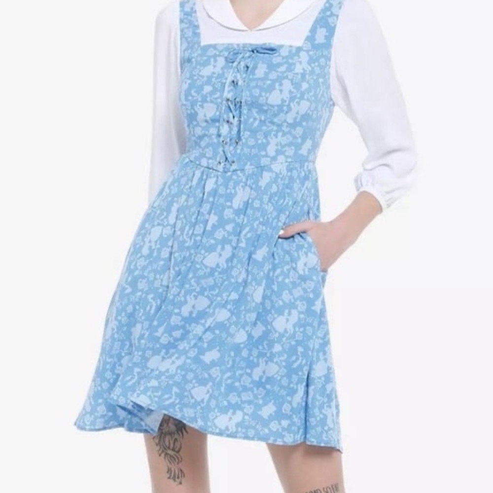 NWT Hot Topic Disney Beauty And The Beast Belle Village Dress